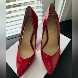 Jessica Simpson ‘Wicked Red’ heels size 6.5 excellent used condition